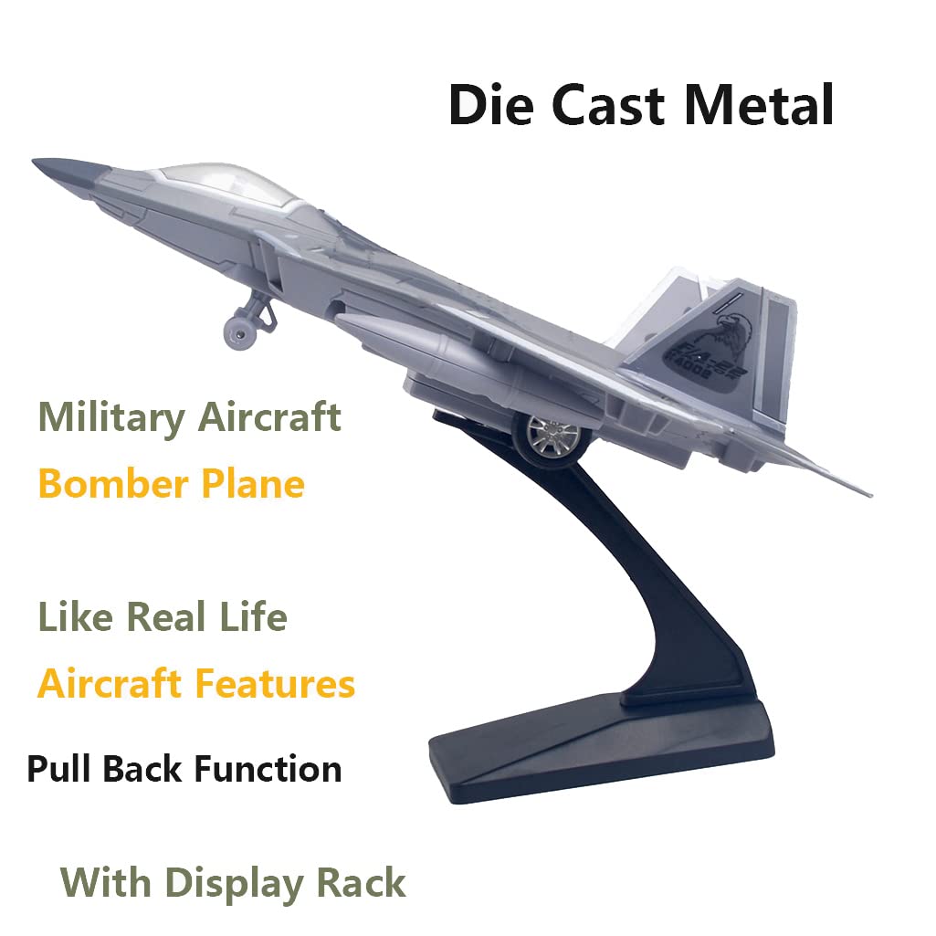 Metal Fighter Jet Military Plane Model With Display Stand