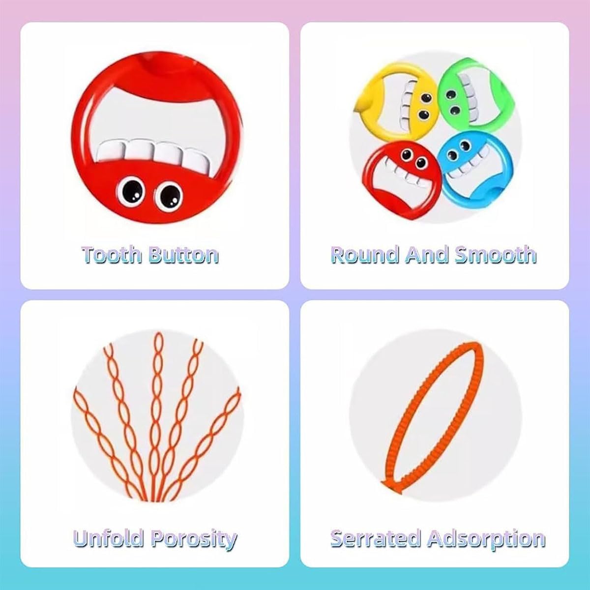 Magical 5-Claw Smiley Bubble Stick