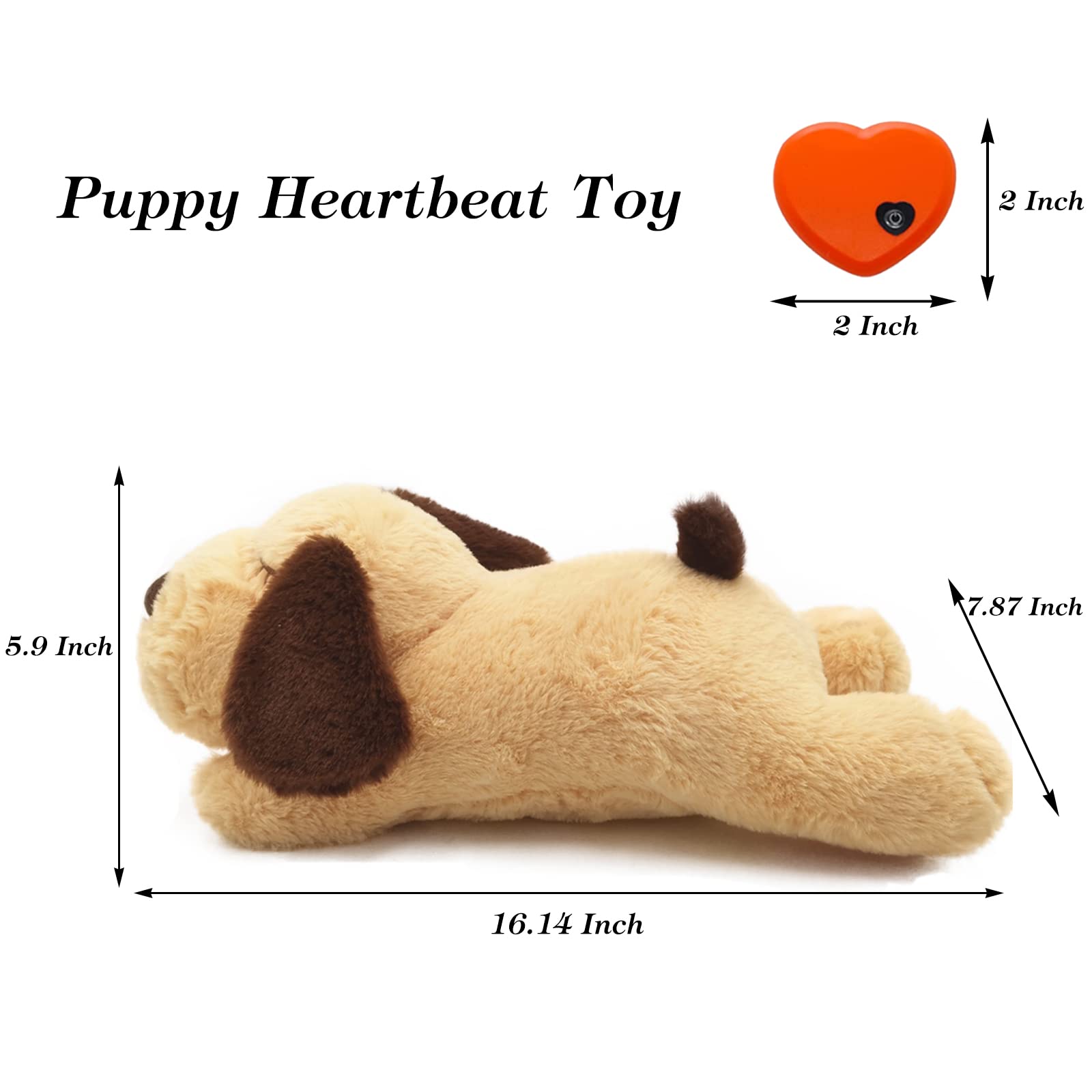 Snuggle Puppy Toy With Heartbeat