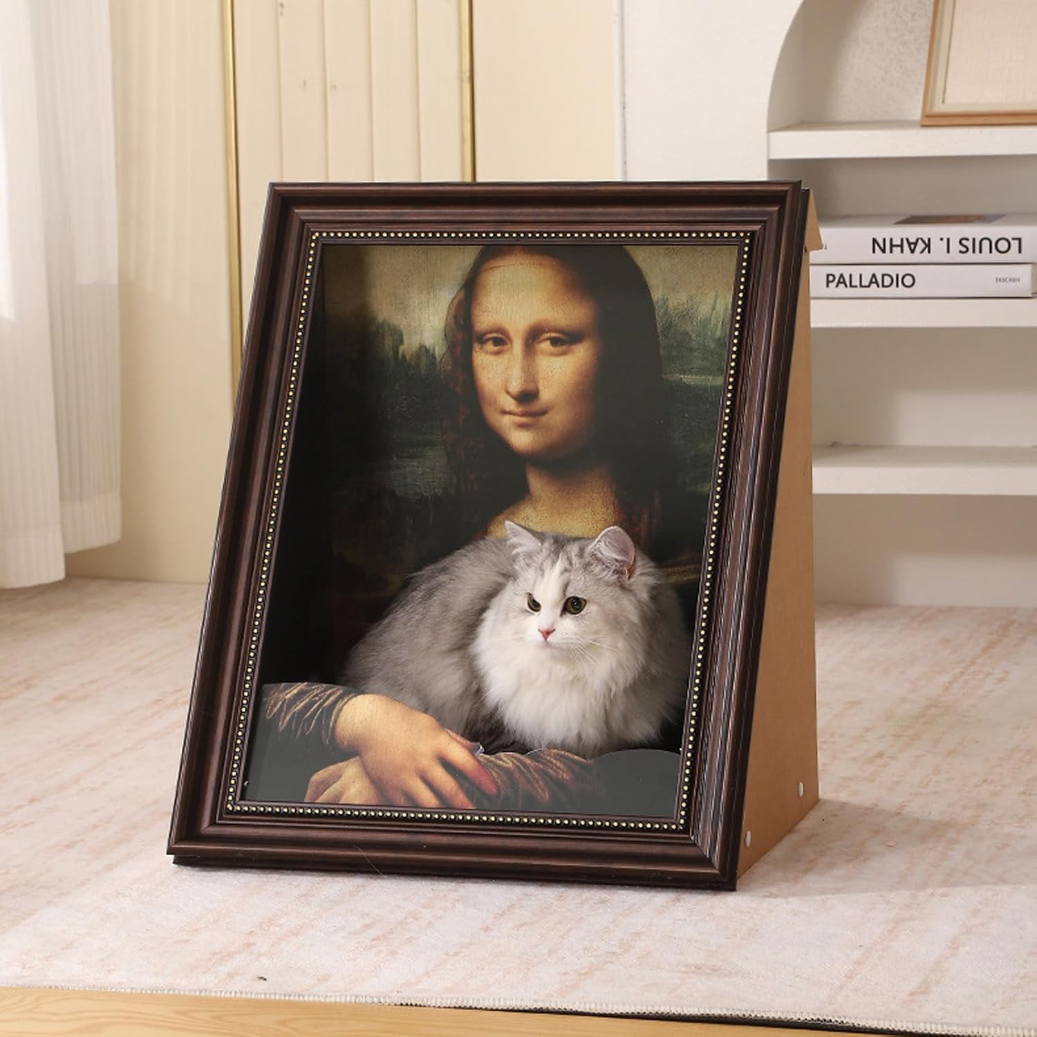 4D Mona Lisa Cat Scratcher Bed