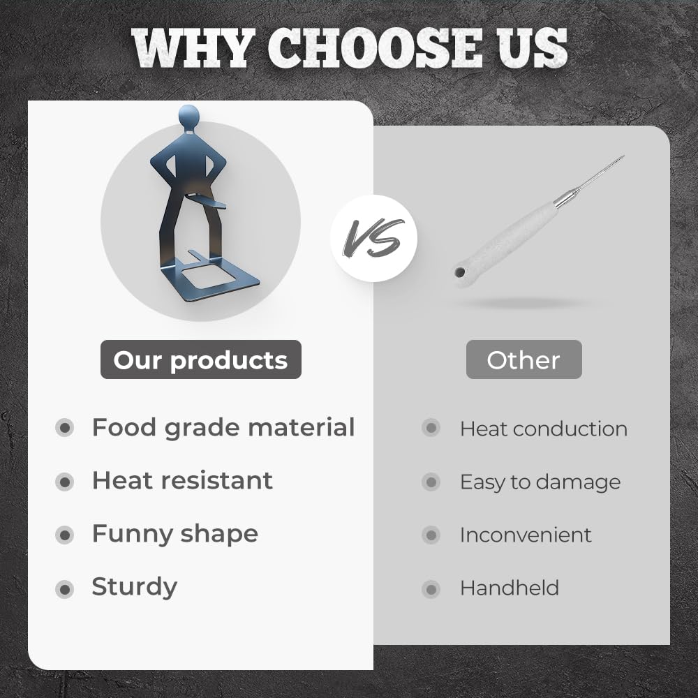 2025 New Funny Stainless Steel Sausage Holder