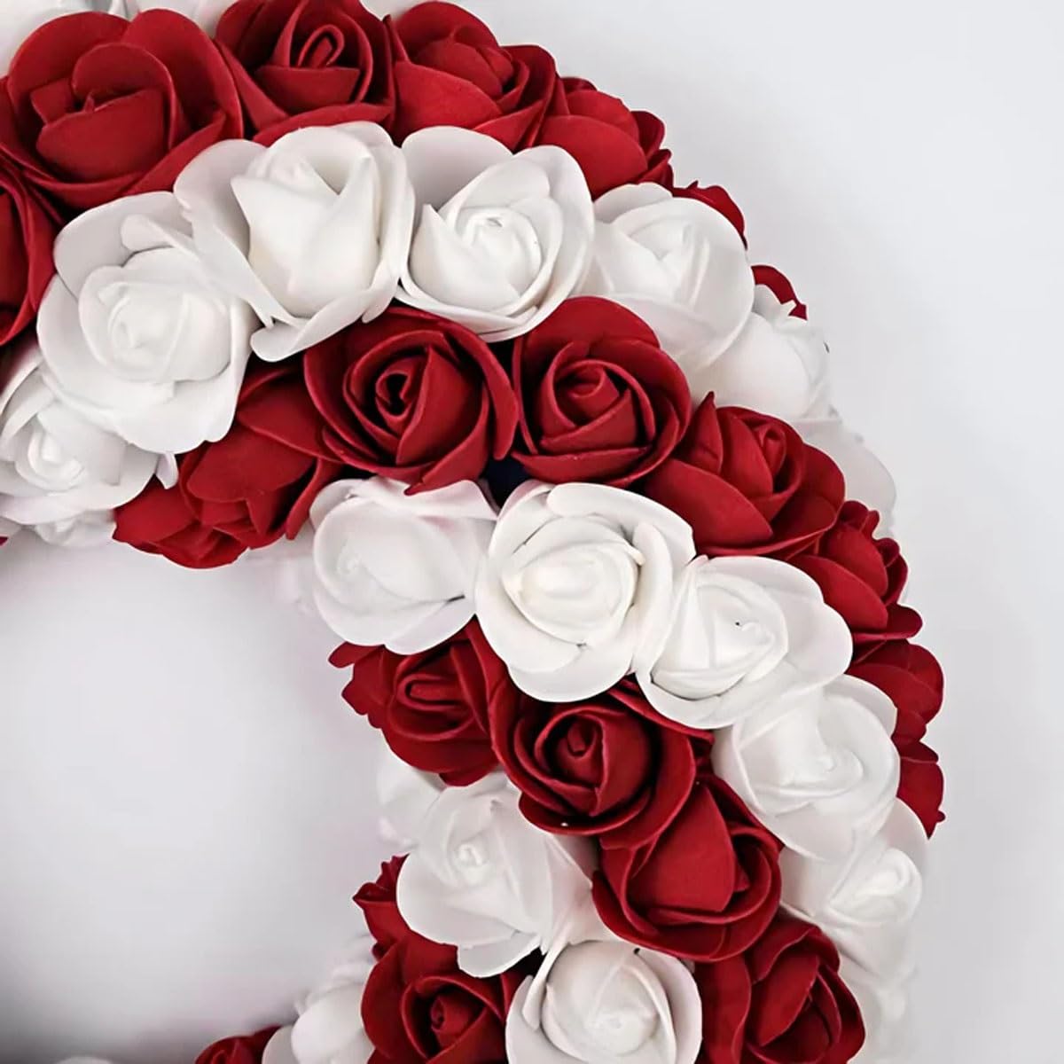 4th of July  Wreath Patriotic Americana Roses Patriotic Wreath