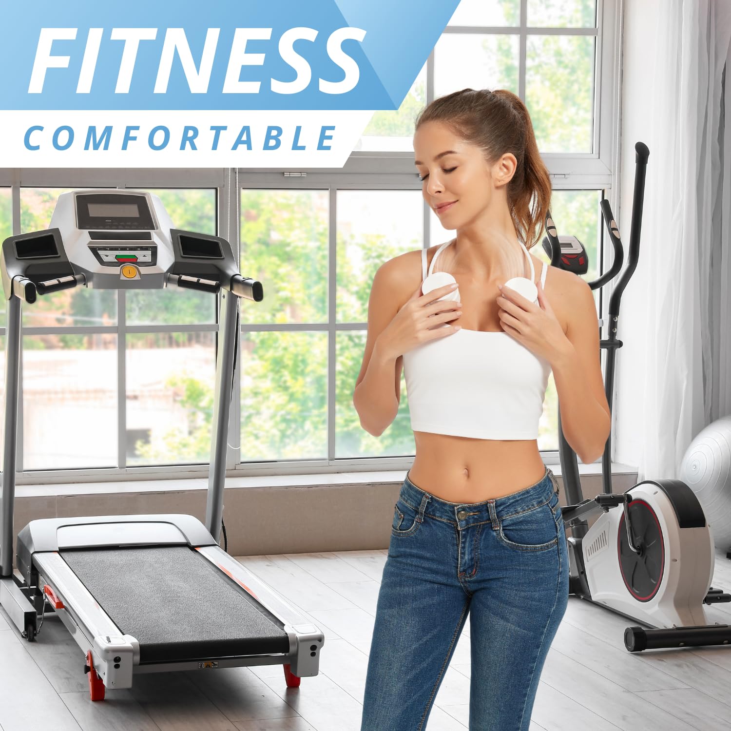 Portable Bladeless Neck Fans, 4000mAh Foldable Rechargeable Bladeless Fan