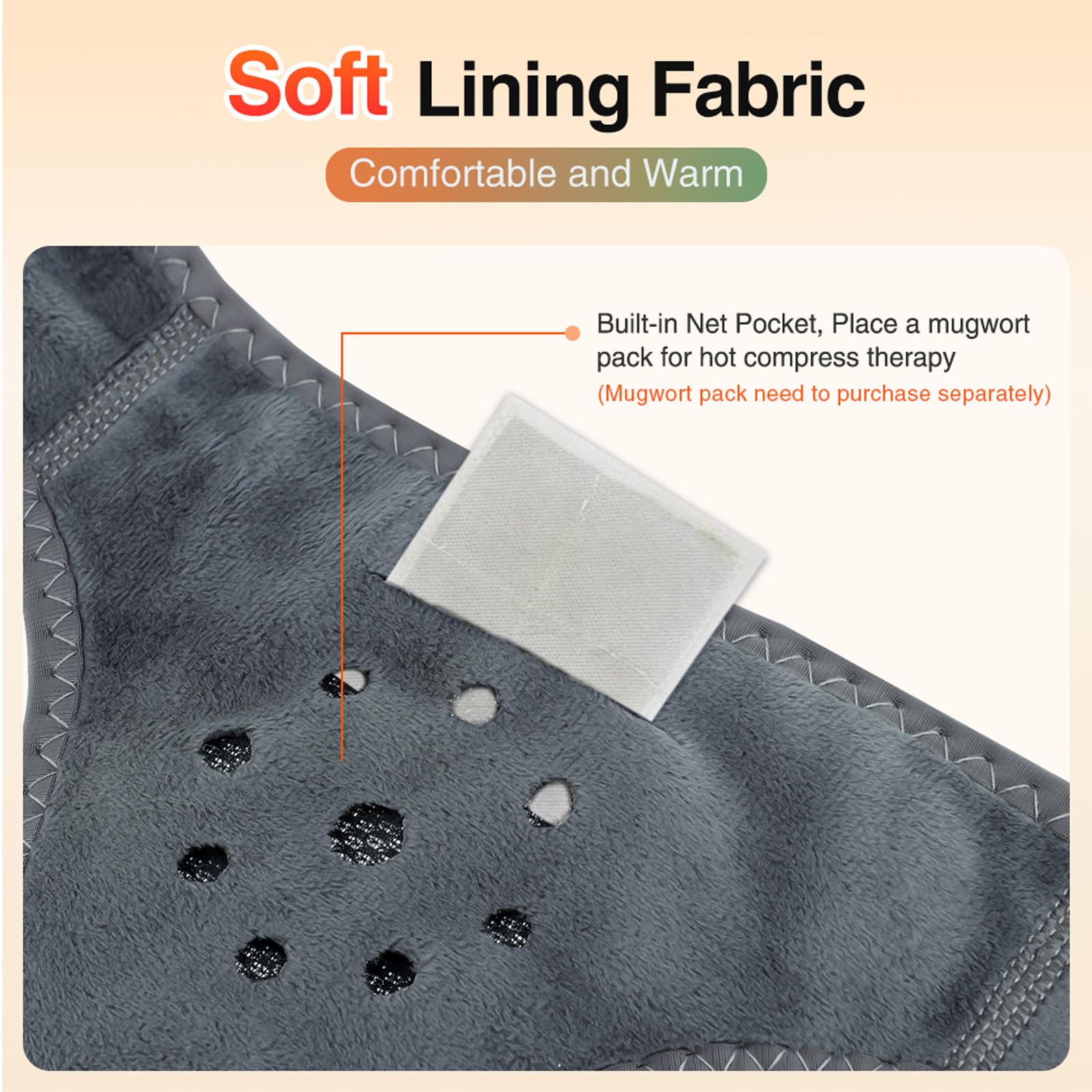 Electric Neck Massager with Heat - 3-Level Heating & Vibration for Pain Relief