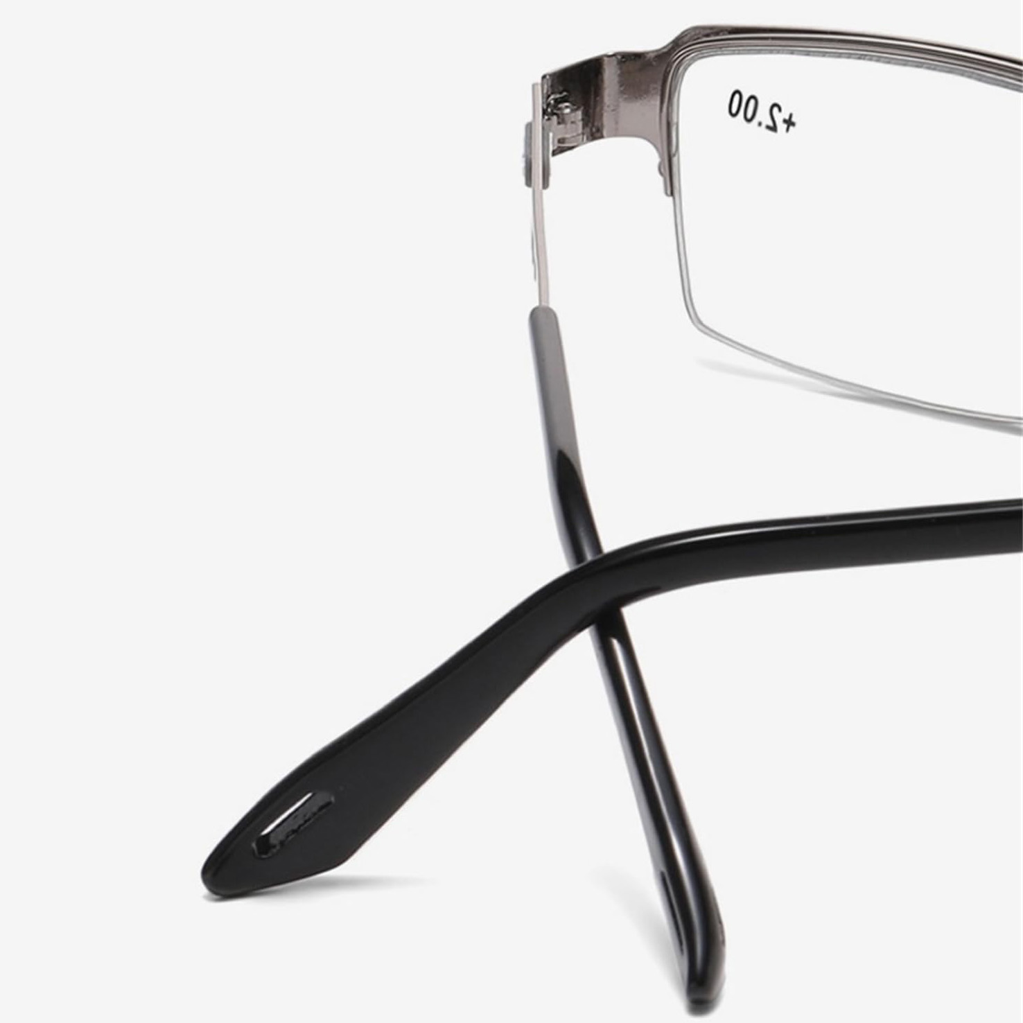 Metal Business Ultralight Anti Blue Light Photochromic Reading Glasses