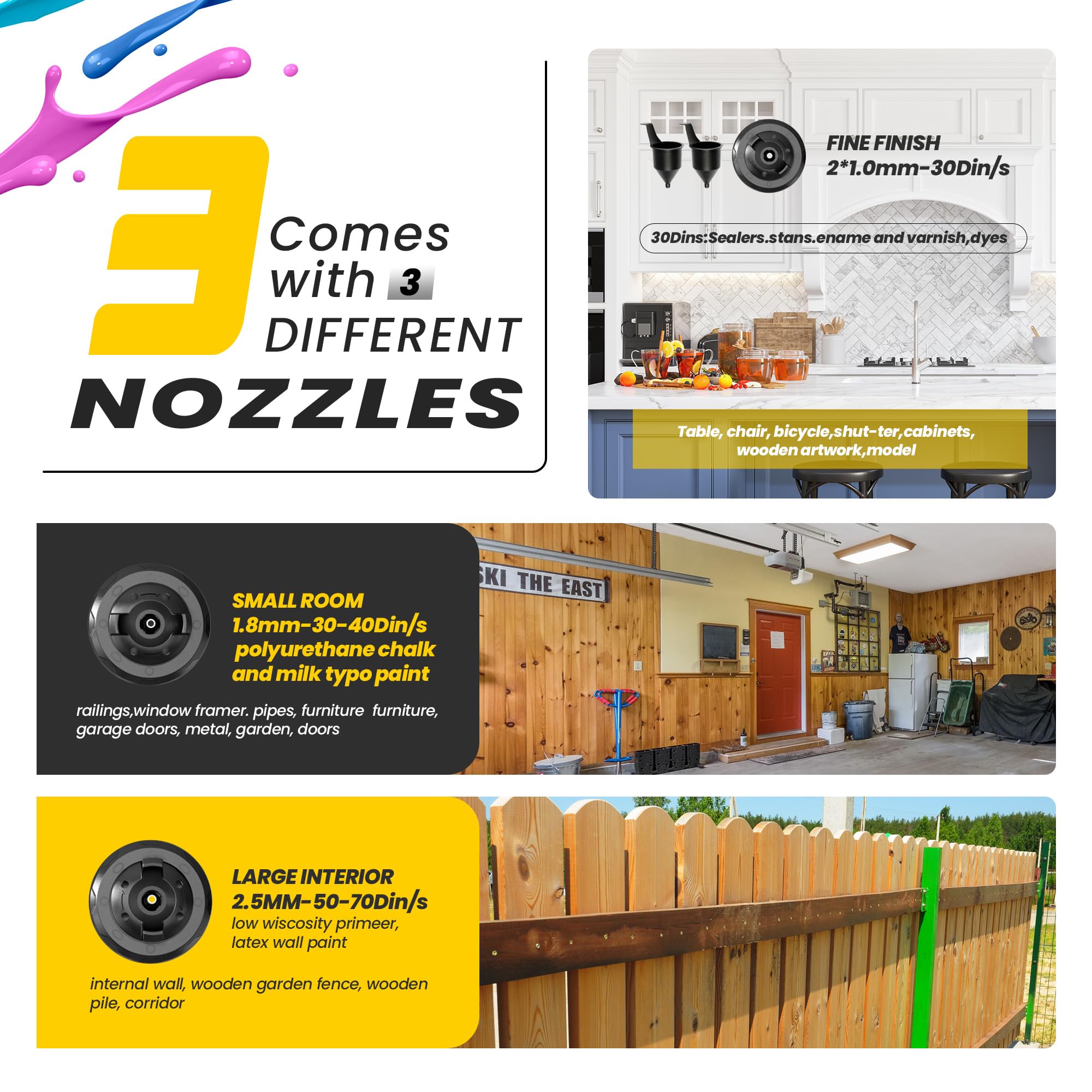 Portable Automatic High-pressure Paint Spray Gun