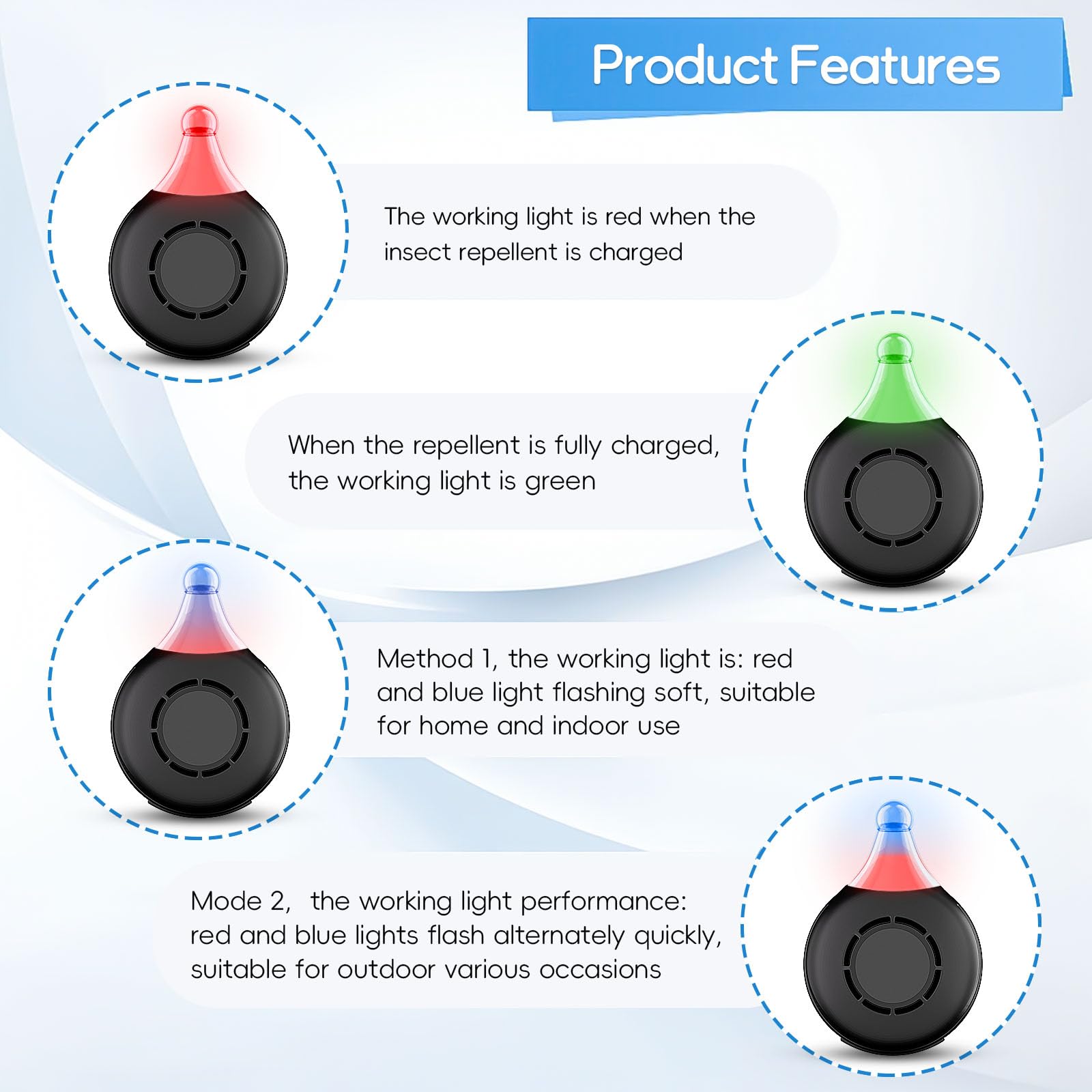 🐶🐱Safe & Effective Pet Ultrasonic Insect Repeller Pendant