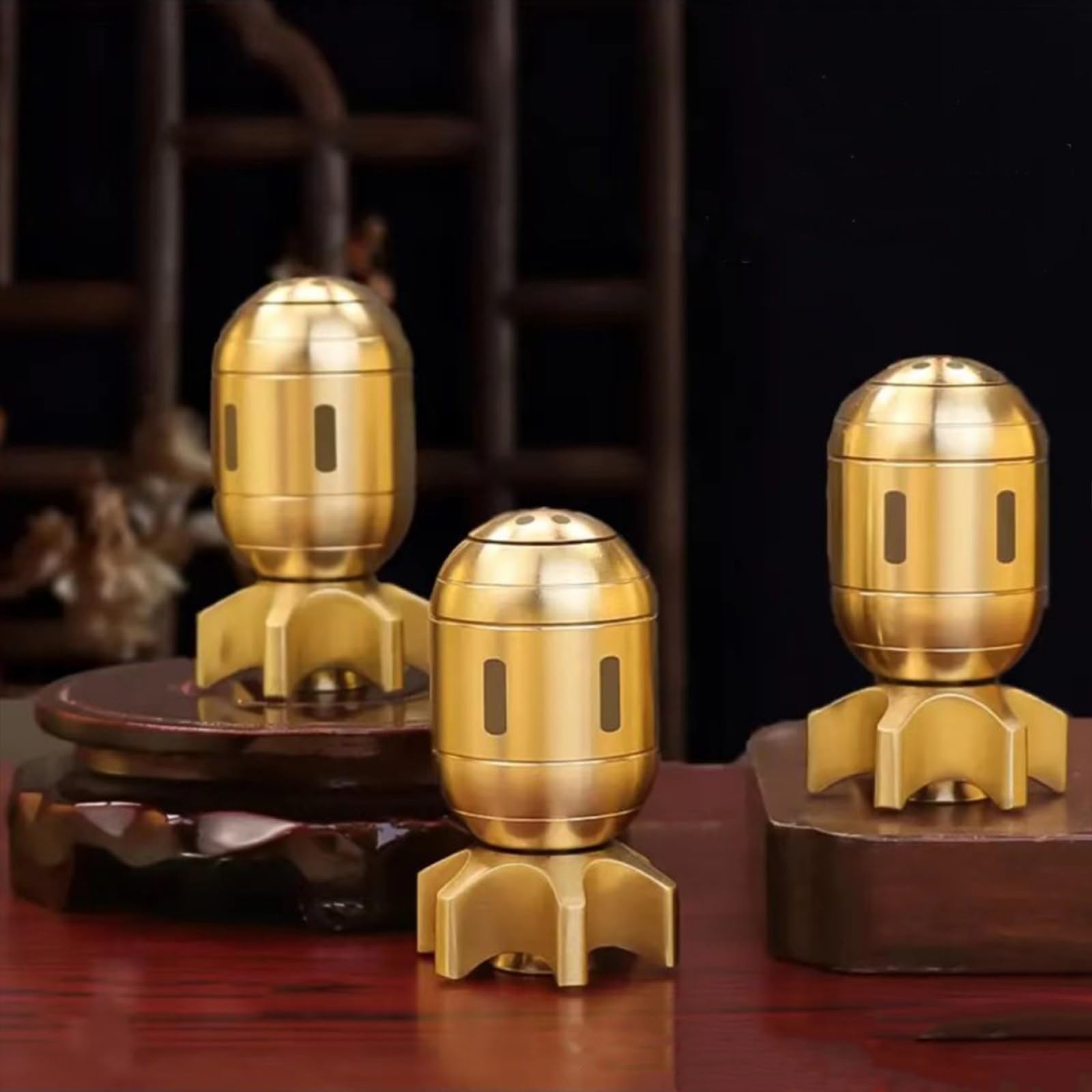 Hand Spinner Portable Brass Bombs Spinner