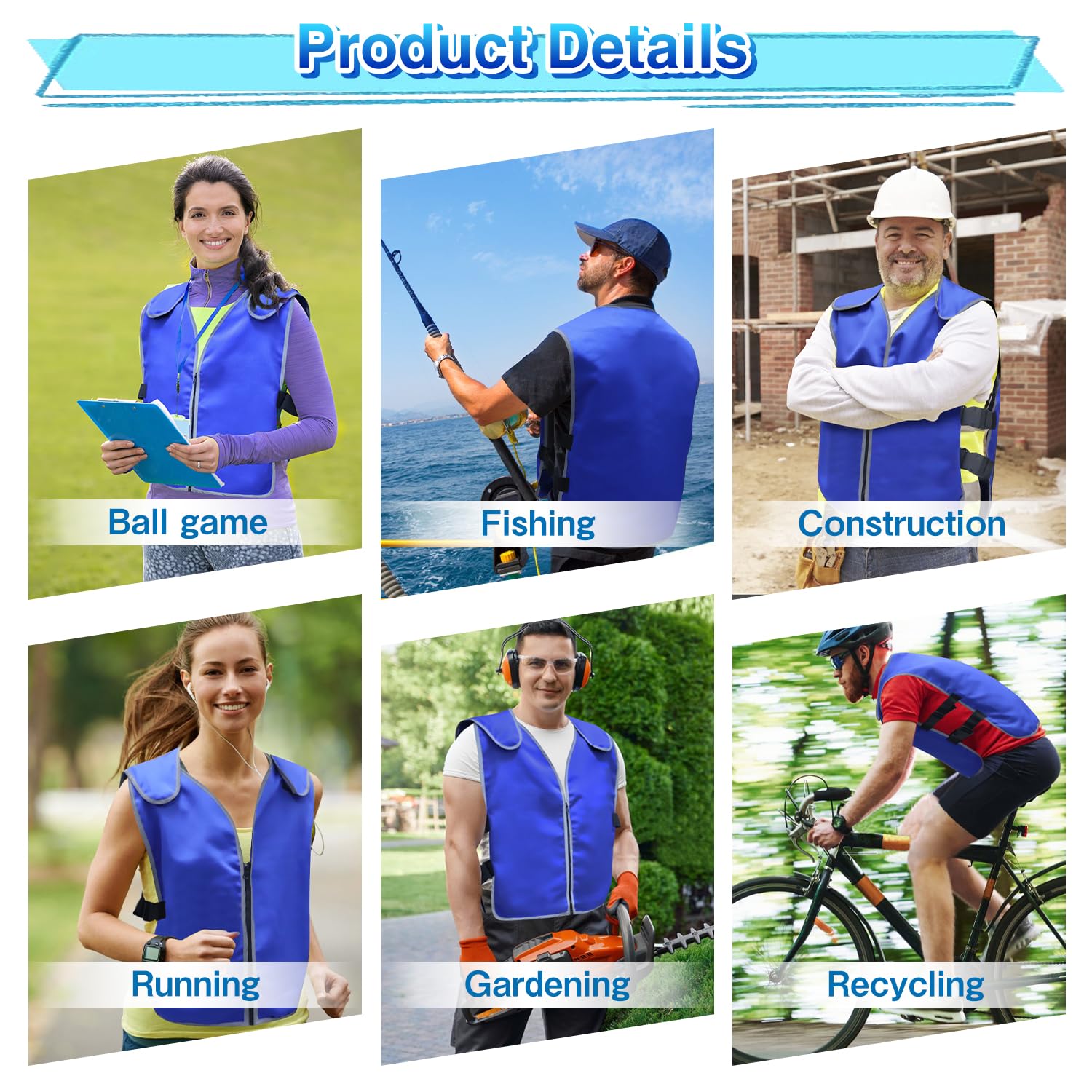 Cooling Vest With Ice Packs for Men Women