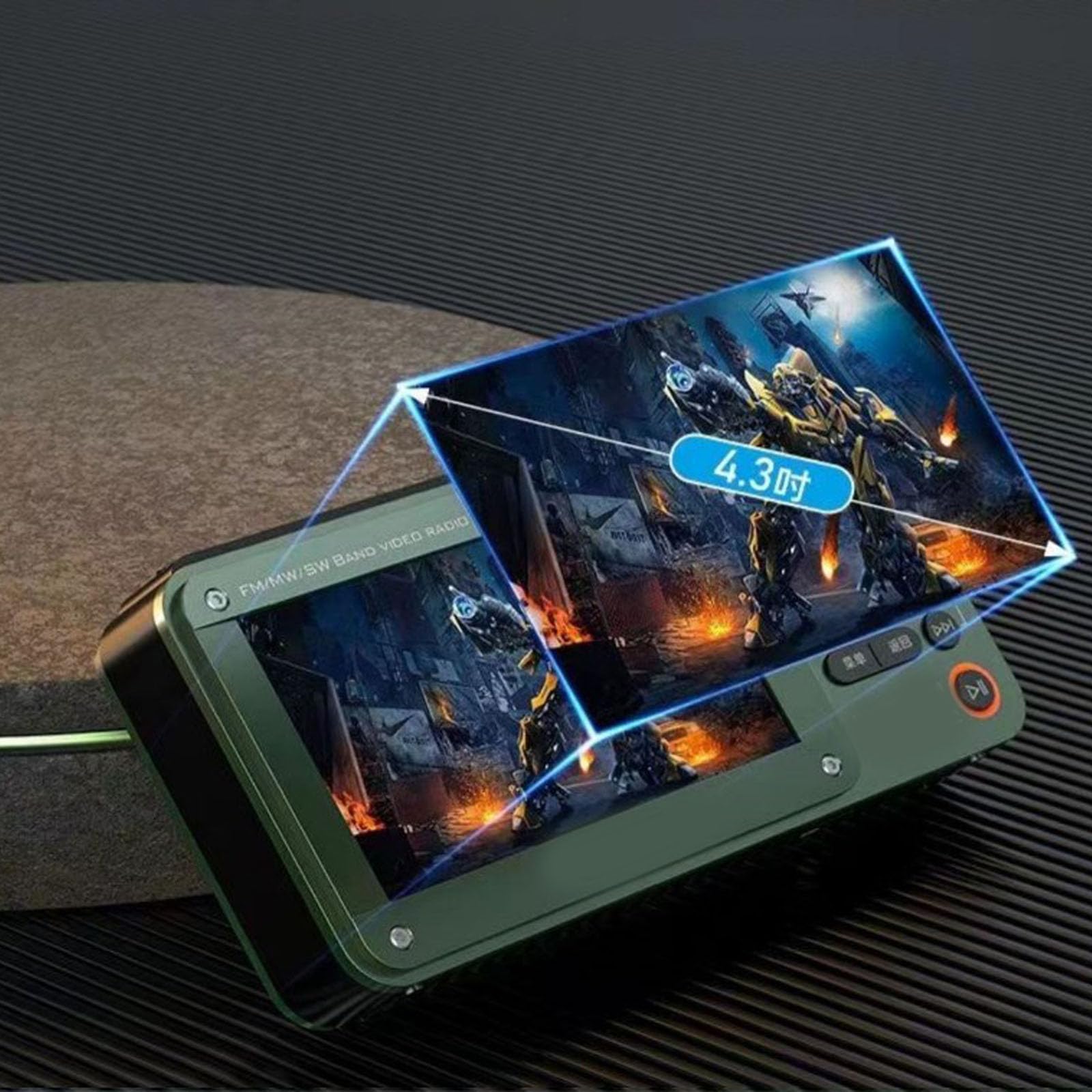 2024 New Multifunctional High-end Video Bluetooth Pocket TV Radio