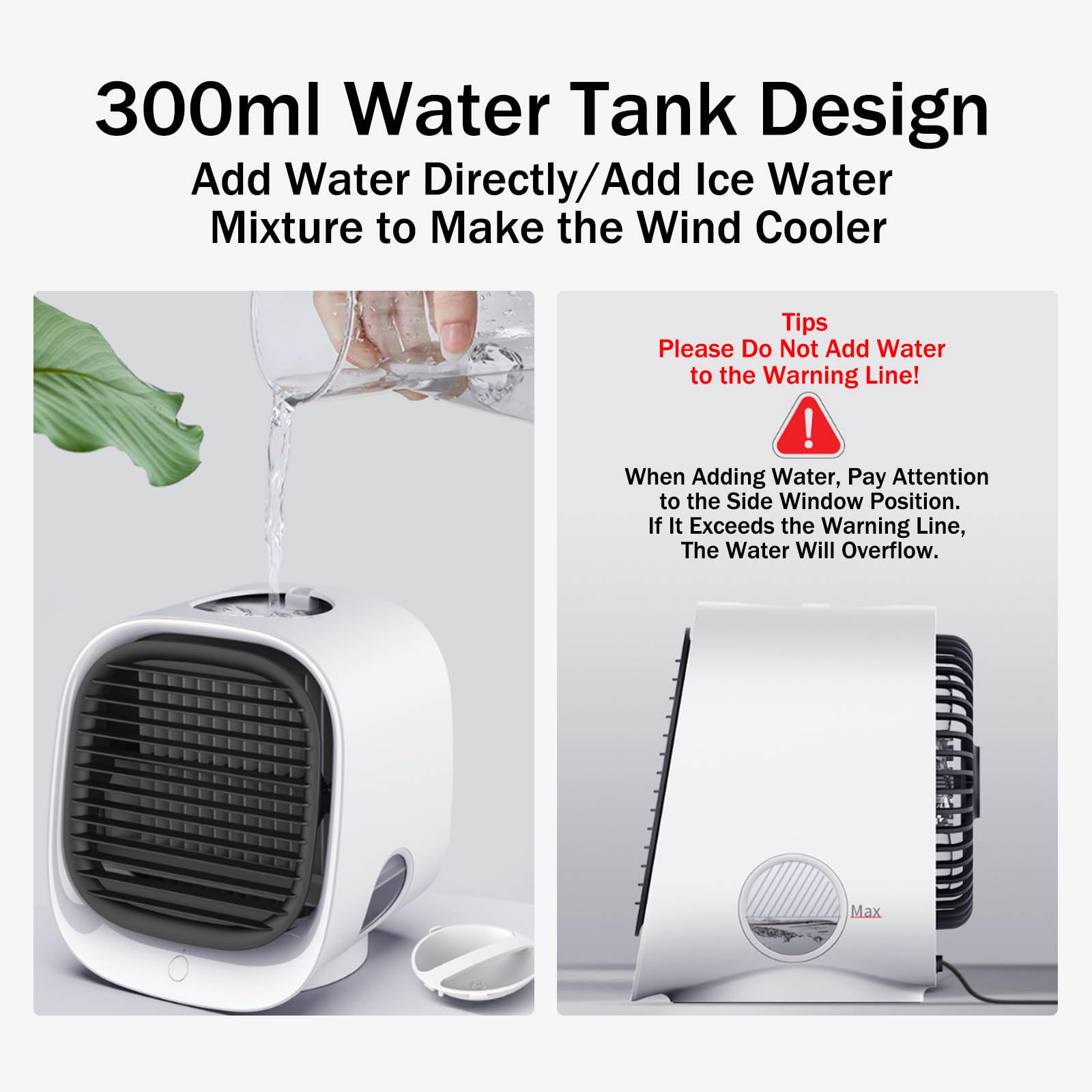 2025 Air Cooler with LED Nightlight