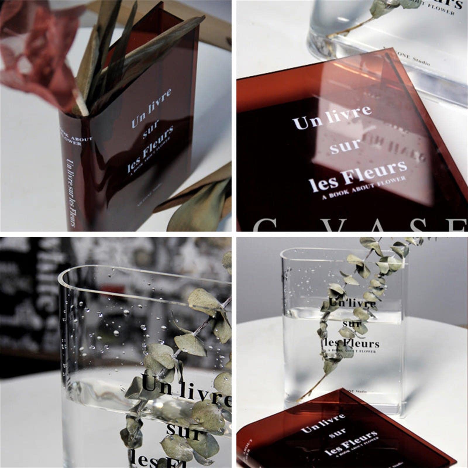 💕Books About Flowers - Book Vase