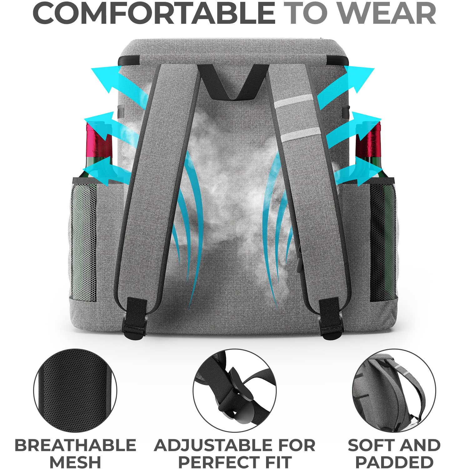 Backpack Cooler Insulated Leak Proof