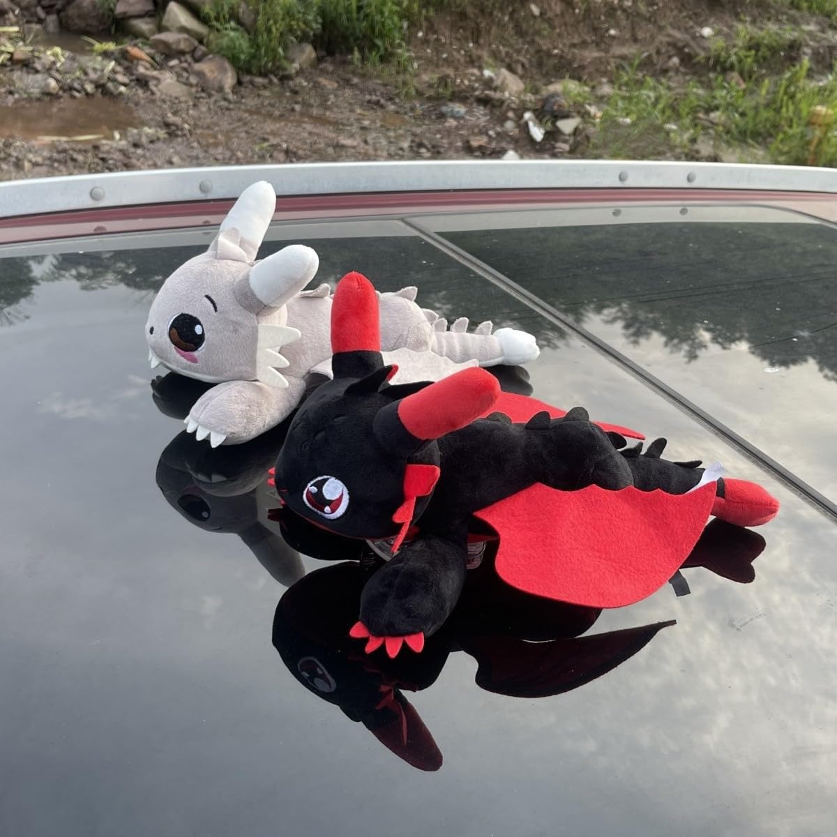 🐉Toothless Night & Light Fury: The Ultimate Car Companion!