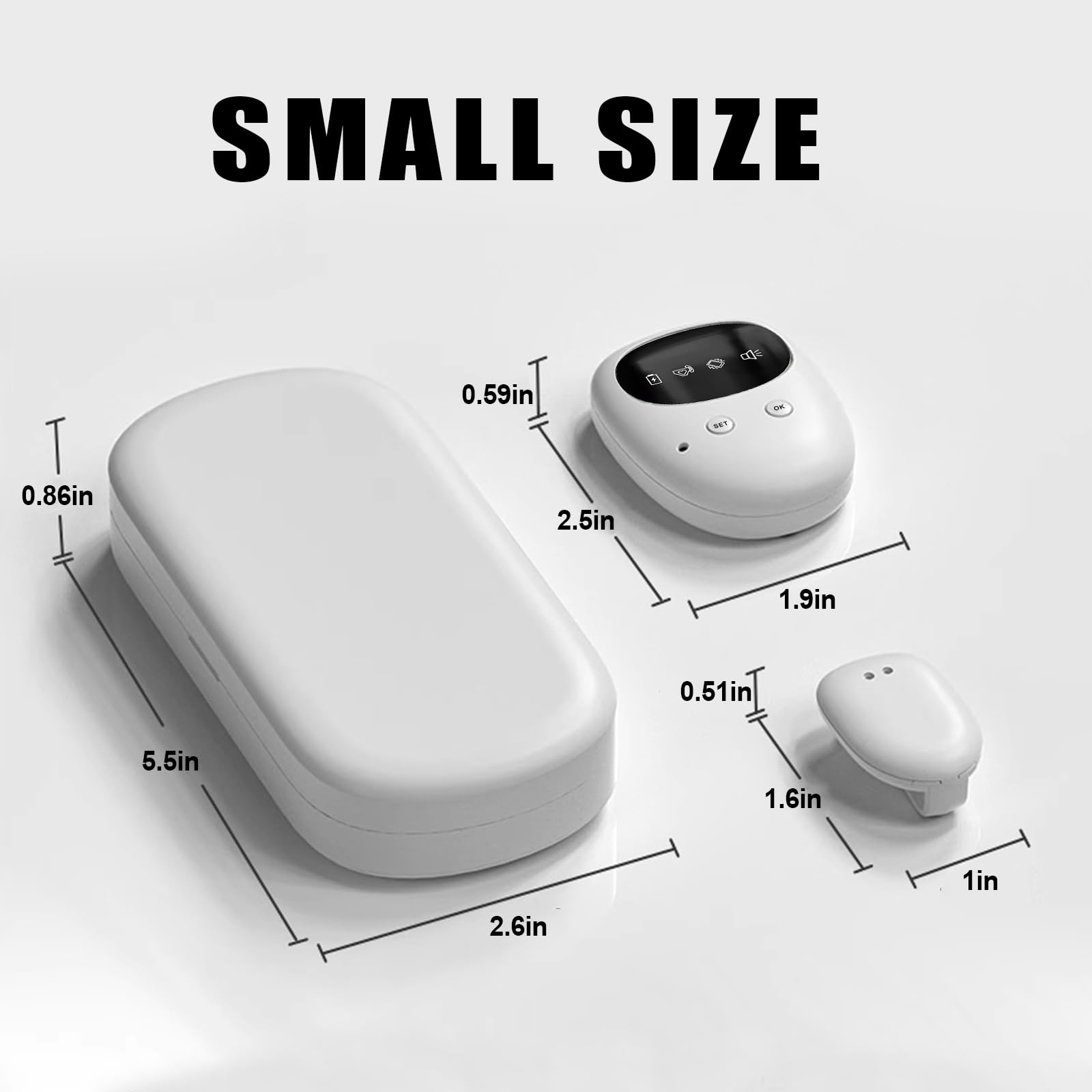 Incontinence Sensor Monitor Alarm for Elderly