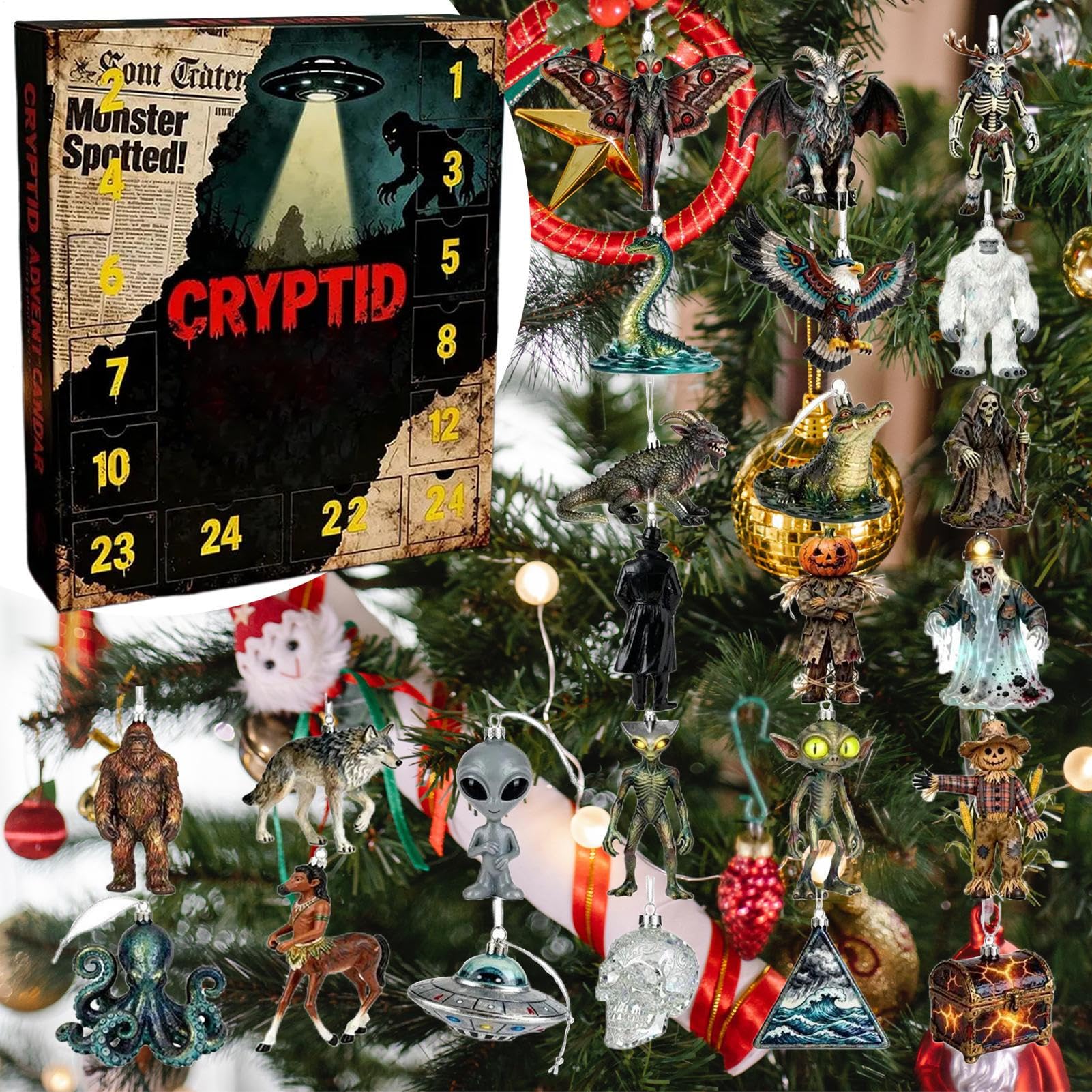 🦍🛸2025 Cryptid Advent Calendar - Unbox the Unknown🎁👽