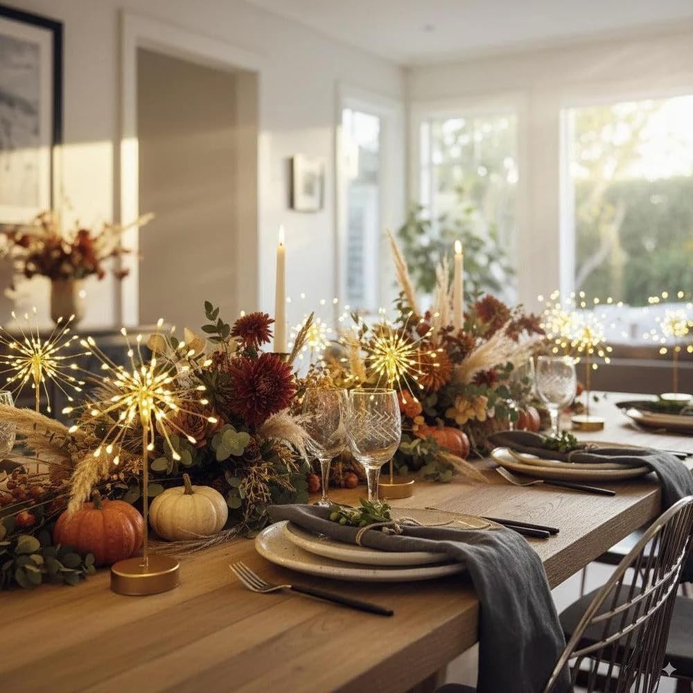 Nest and Flowers Table Lights