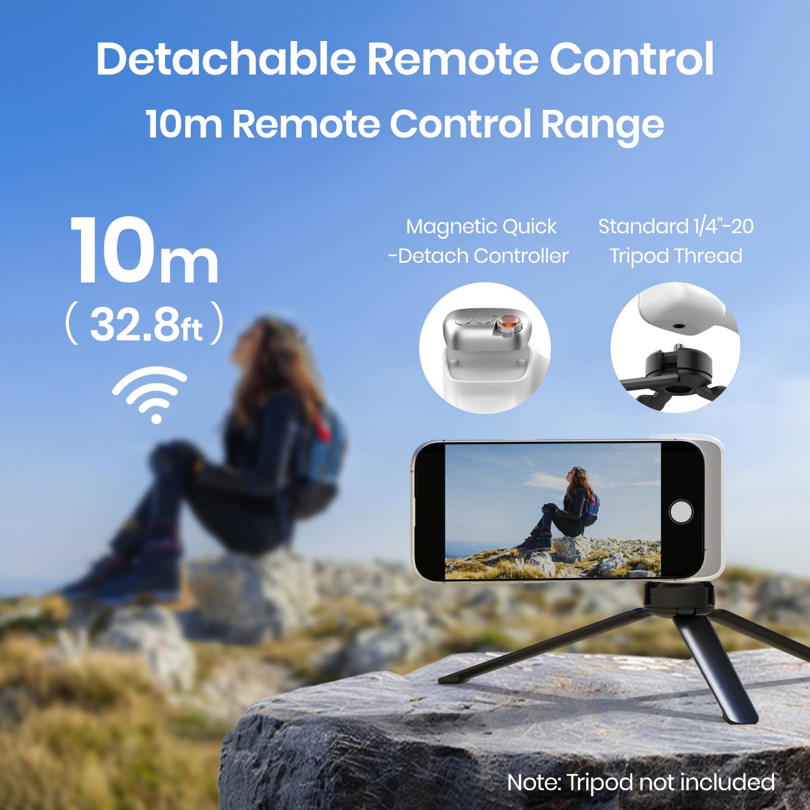 TELESIN Fun Shot Magnetic Phone Camera Grip