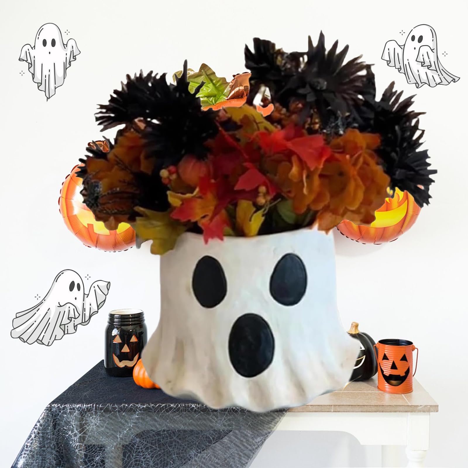 2024 New Cutest Ghost Bucket, Ghost Barrel, Halloween Planter