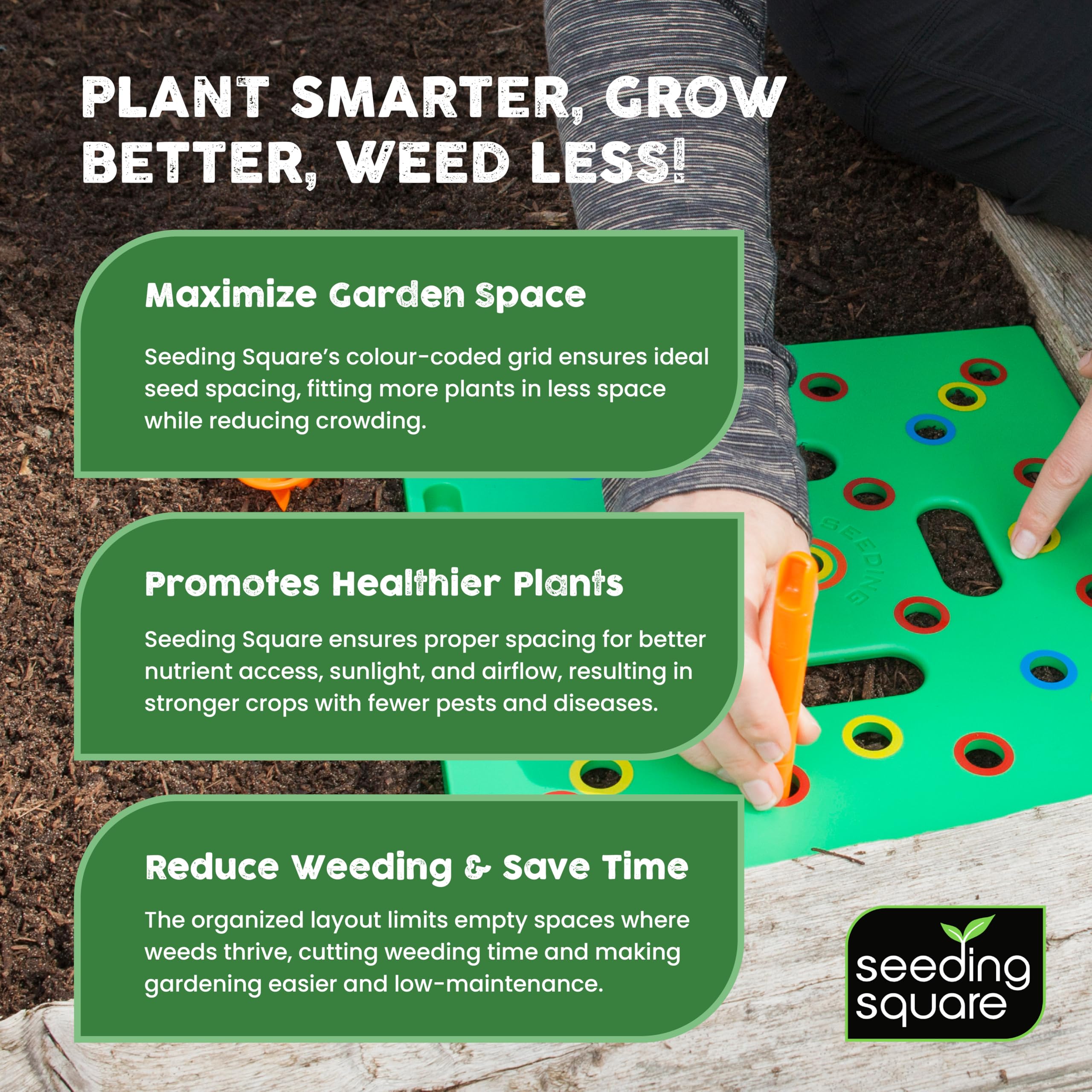 Seeding Square - Seed and Seedling Spacer Tool