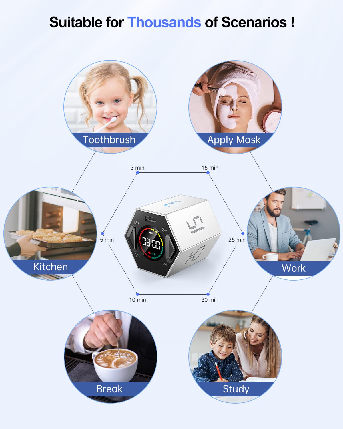 🔥HOT SALE💖Productivity Timer Cube