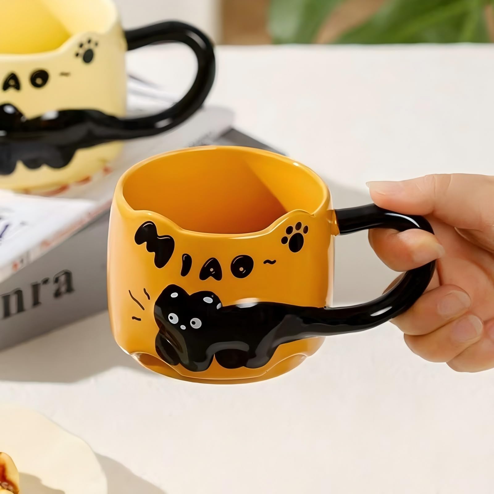 Naughty cat coffee Mugs