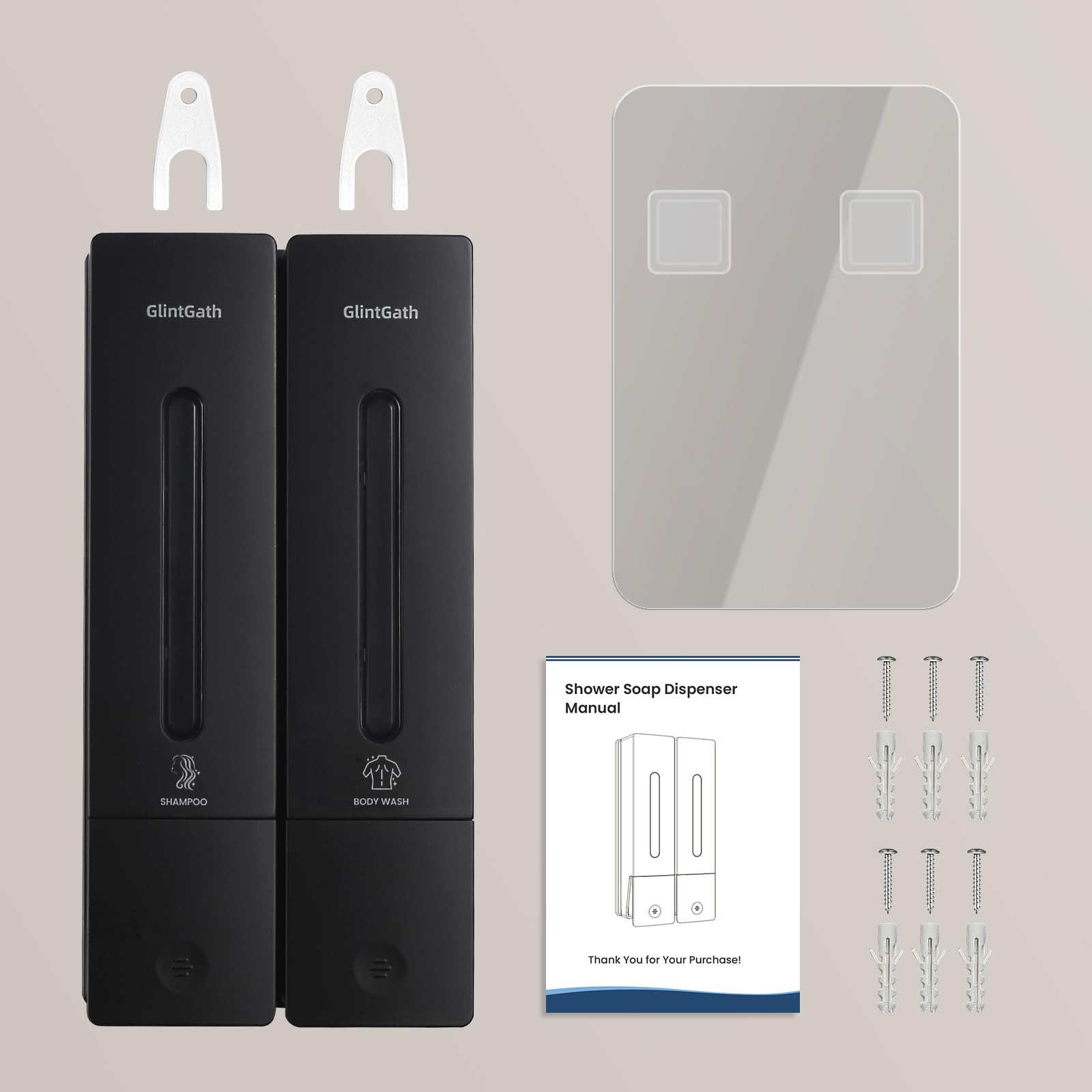 Body Wash Dispenser Wall Mounted for Bathroom