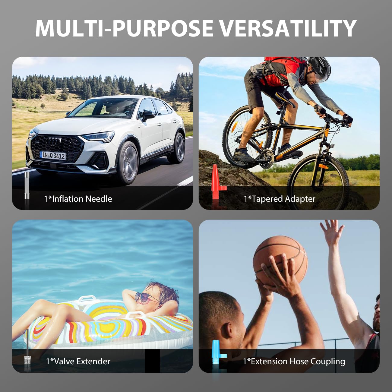 Cordless Air Compressor Tire Inflator