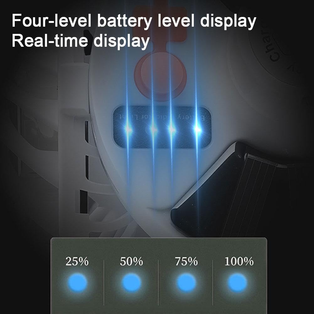 Portable Folding Football LED Solar Lantern Fan With Hook