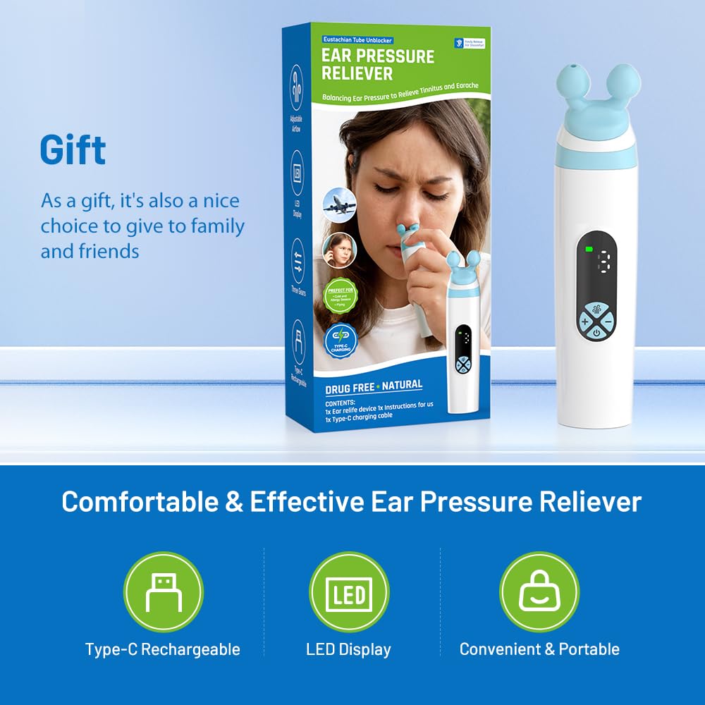 Eustachian Tube Unclogger Tinnitus Relief For Ringing Ears