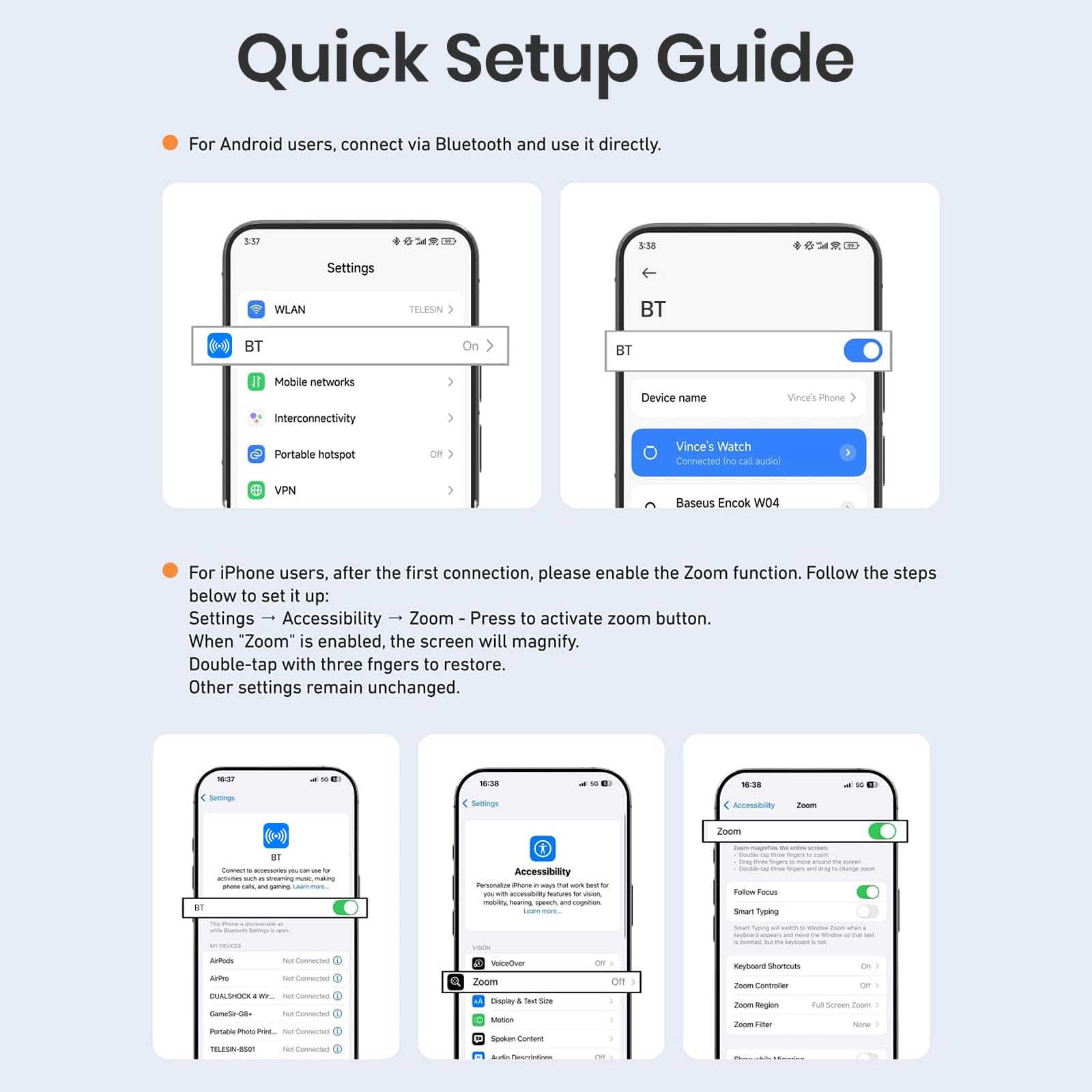 TELESIN Fun Shot Magnetic Phone Camera Grip
