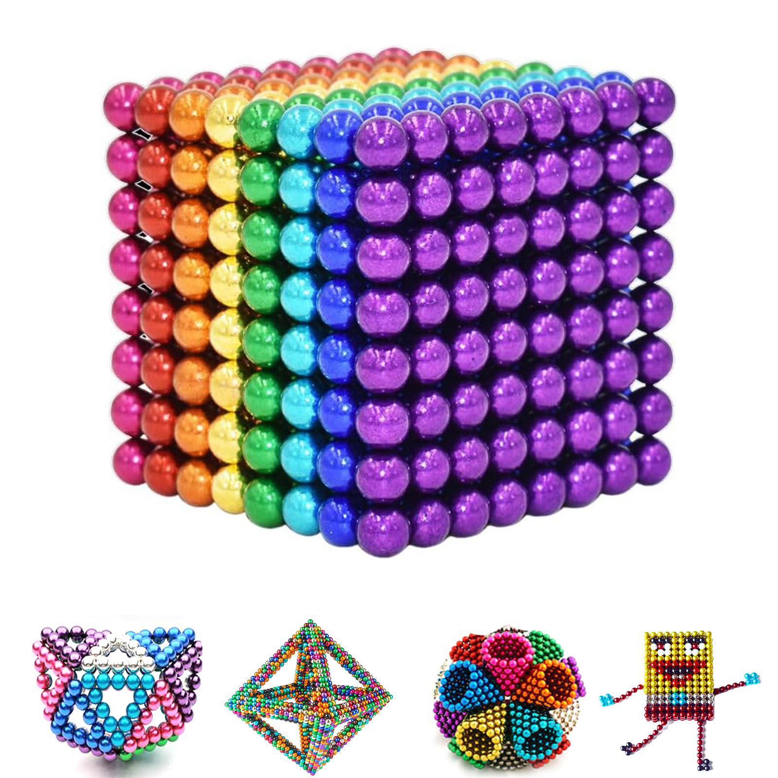 3D Puzzle Magnetic Balls - 216 magnetic balls