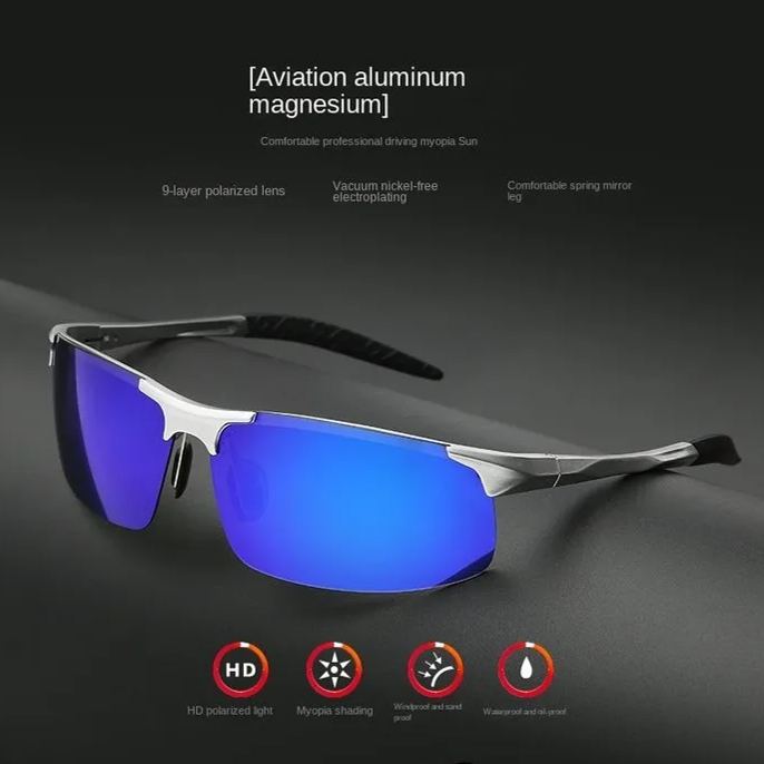 2024 Sunglasses with Anti-glare Polarized Lens