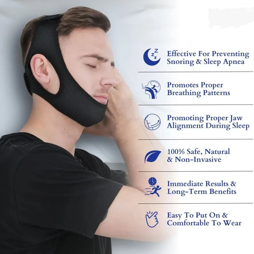 Welnax™ Snoring Relief Chin Strap