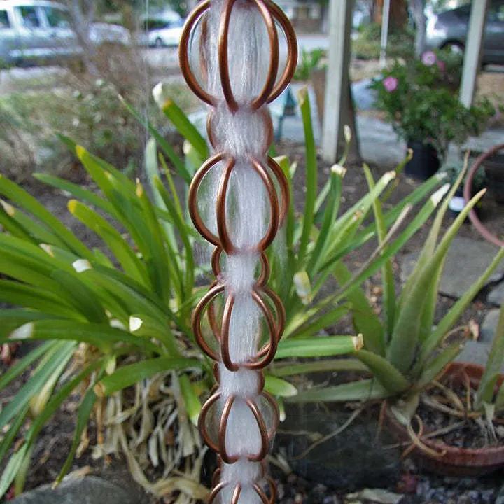 Decorative Rain Chains Replacement Downspout for Gutters