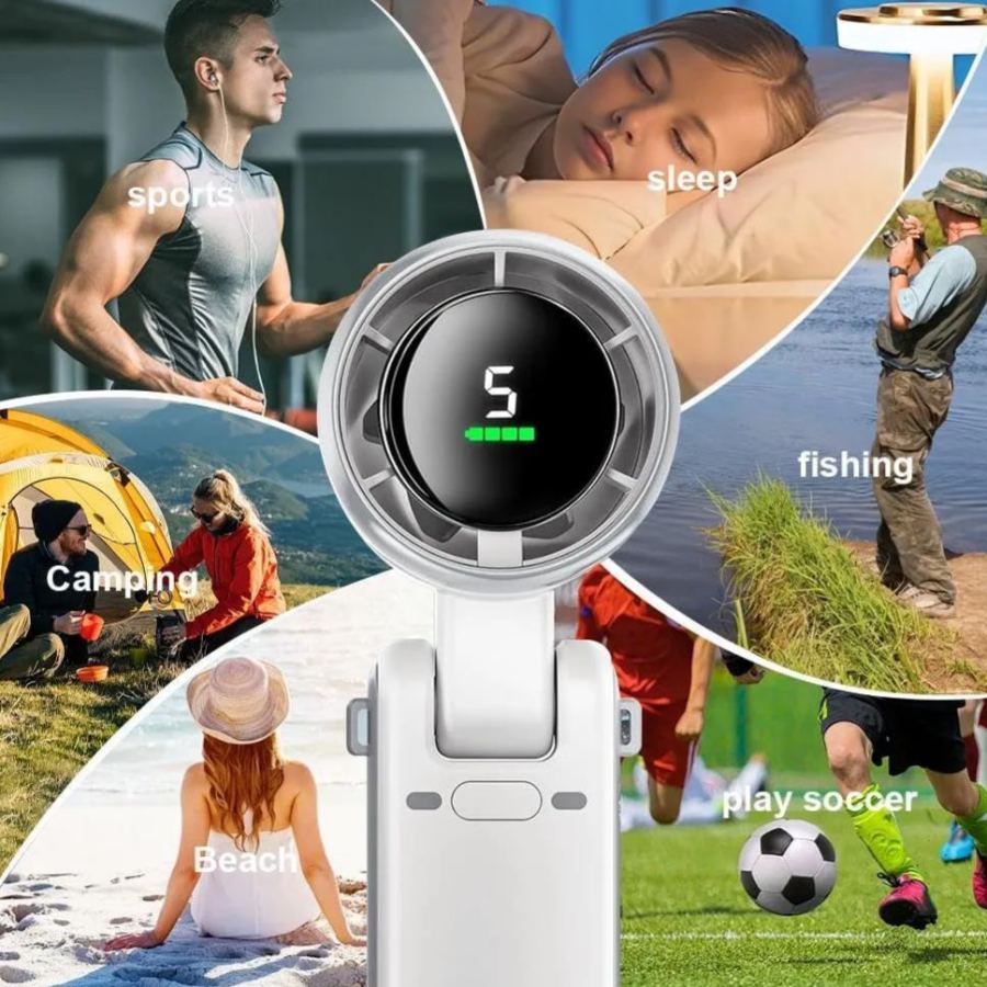 💝Portable 3 IN 1 Handheld Turbo Fan