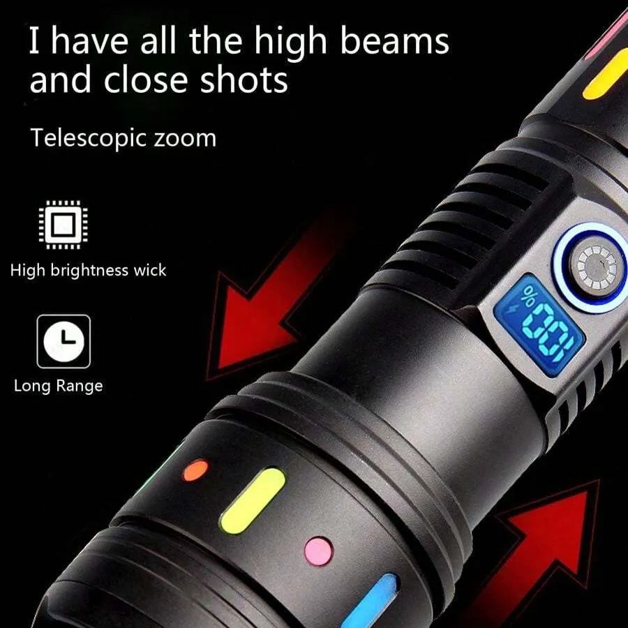 🔥German Super Bright Rechargeable LED Flashlight