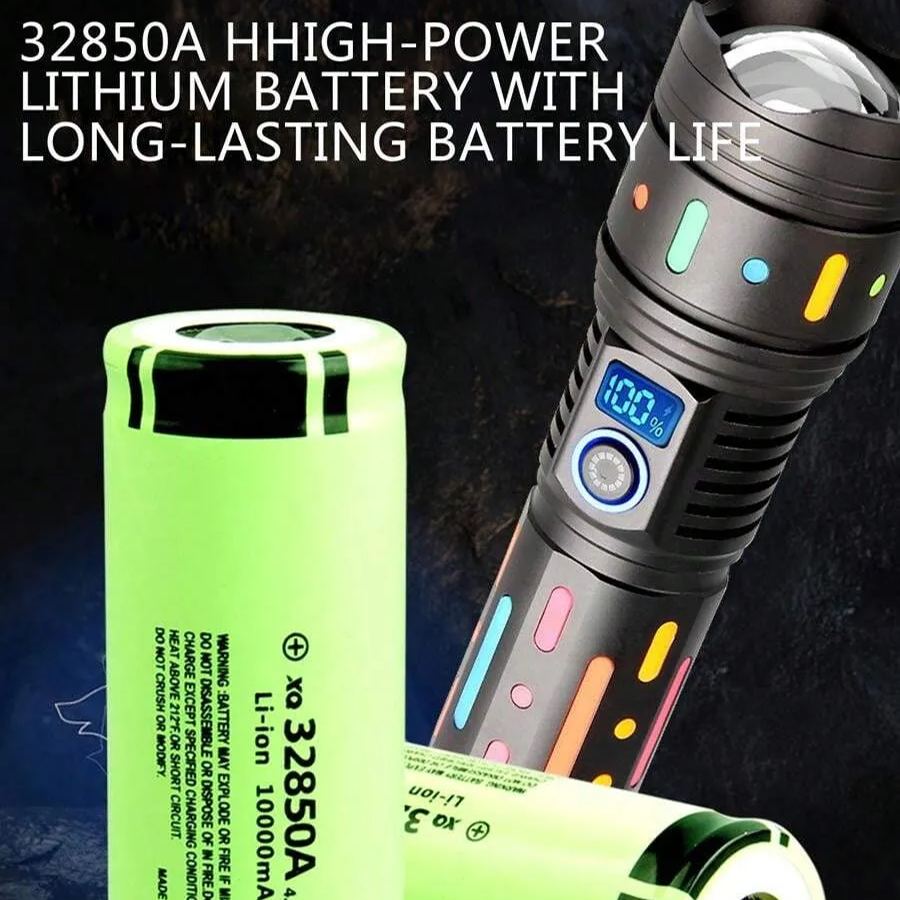 🔥German Super Bright Rechargeable LED Flashlight