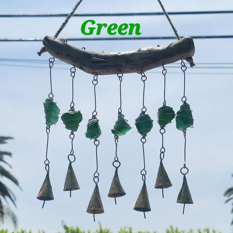 Multi-color Sea glass suncatcher