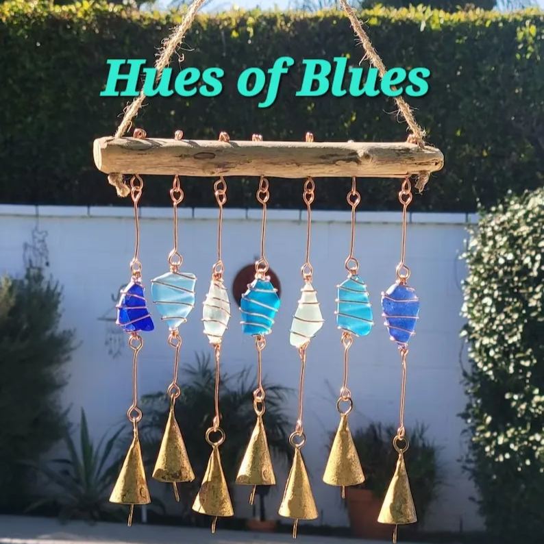 Multi-color Sea glass suncatcher