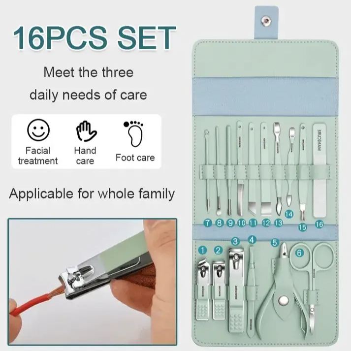 Good-looking Foldable Stainless Steel Nail Clipper Set