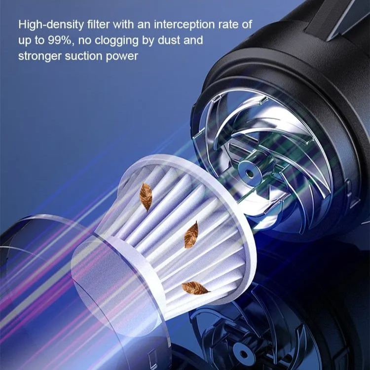 6-in-1 Wireless Powerful Car Vacuum Cleaner