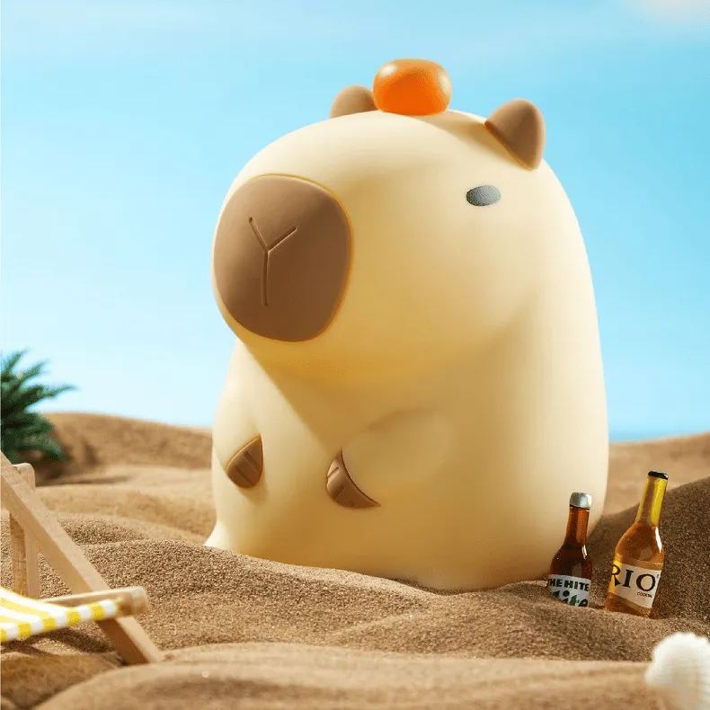 Capybara Squishy Night Light