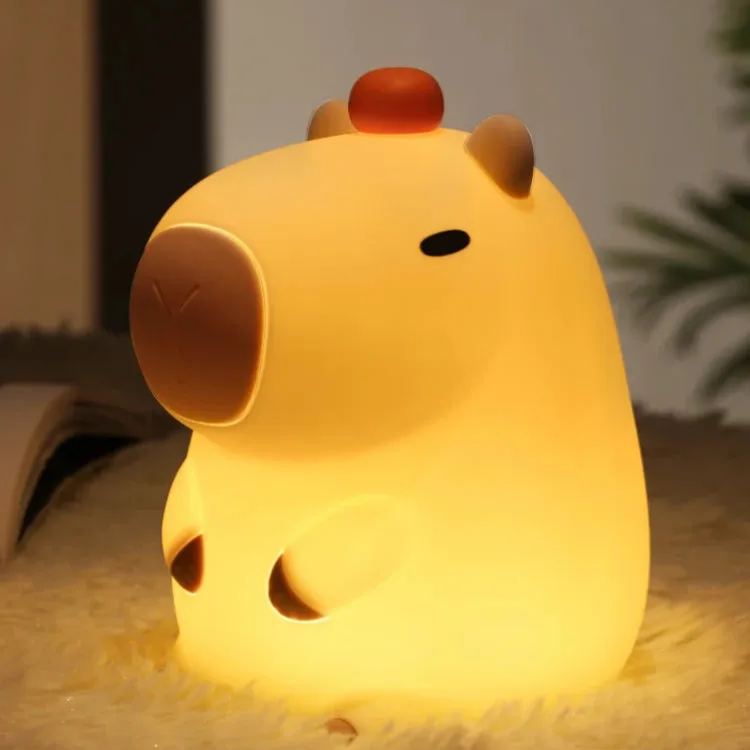 Capybara Squishy Night Light