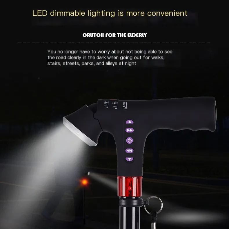 Smart Folding Walking Stick – Your Ultimate Multifunctional Companion for Safety and Convenience! 🦯✨