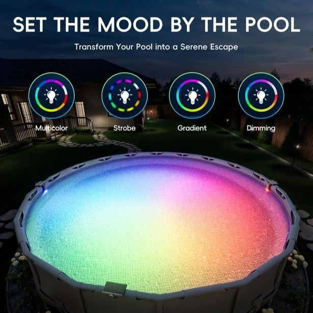 Poolside Solar light, Solar Light for Swimming Pool✨