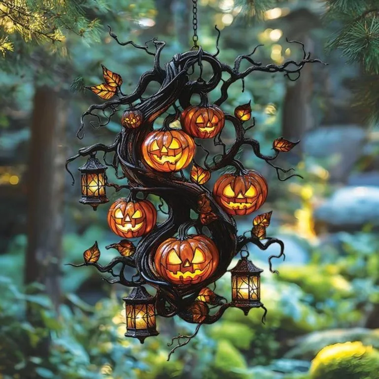 🎃Halloween Early Bird Special Sale 49% OFF -Colorful Pumpkin Window Decorations