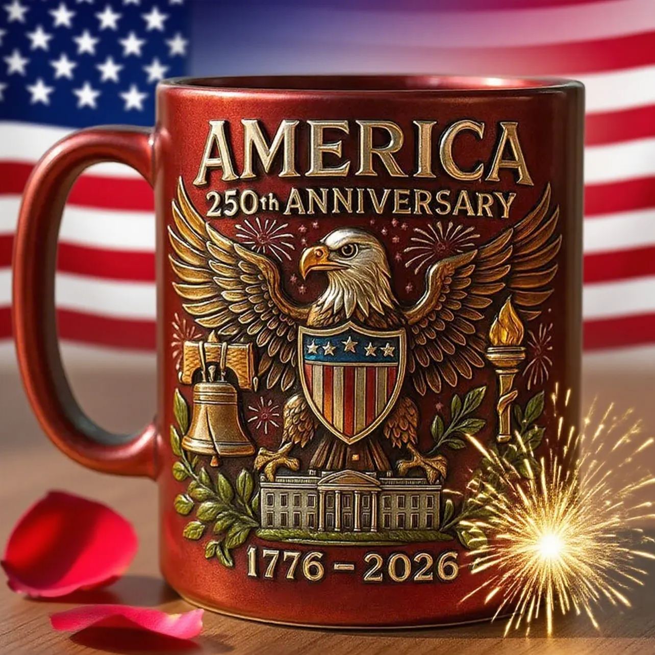 250th Anniversary of America Commemorative Mug