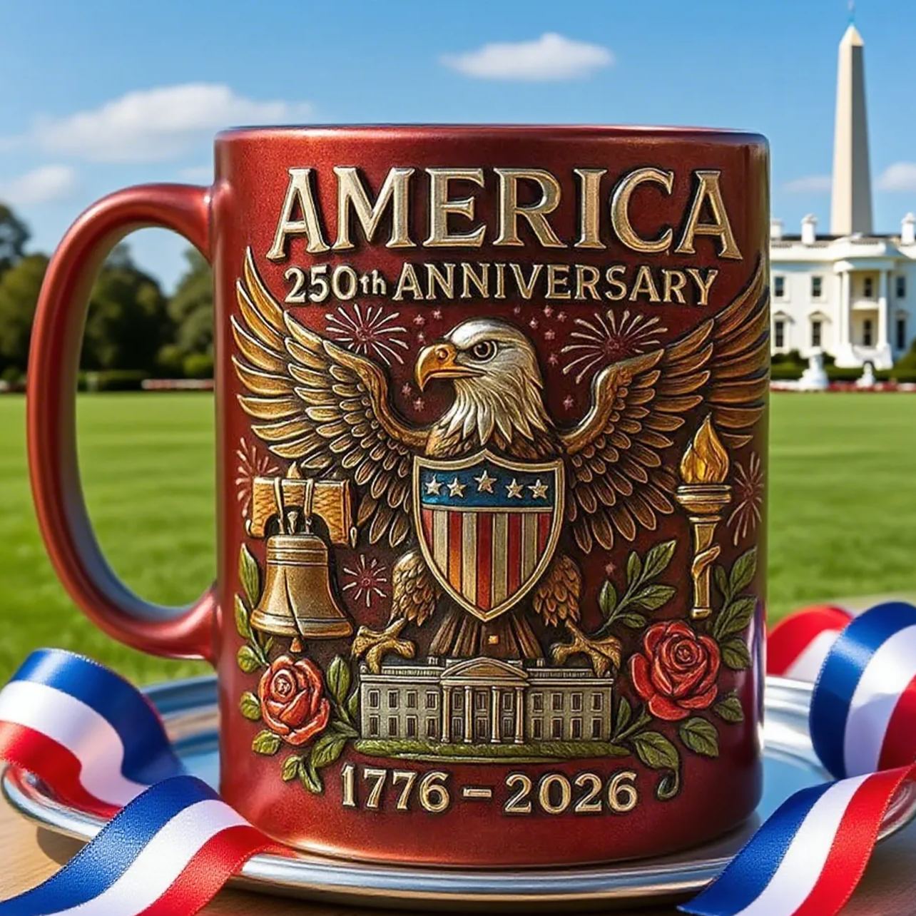 250th Anniversary of America Commemorative Mug