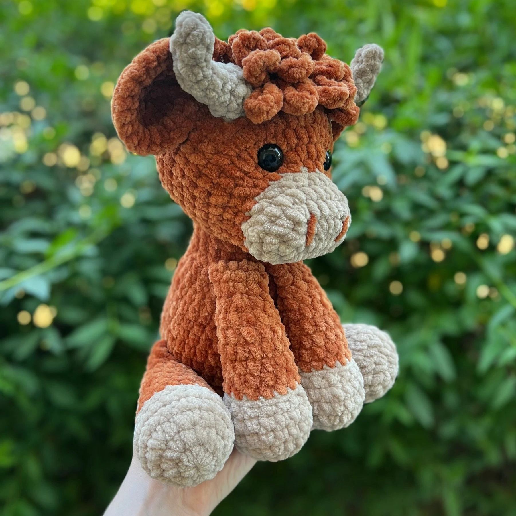 Crochet Highland Cow Amigurumi🐮